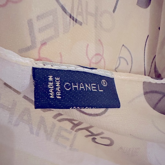 Made in France 100% Silk Scarf - Picture 4 of 5